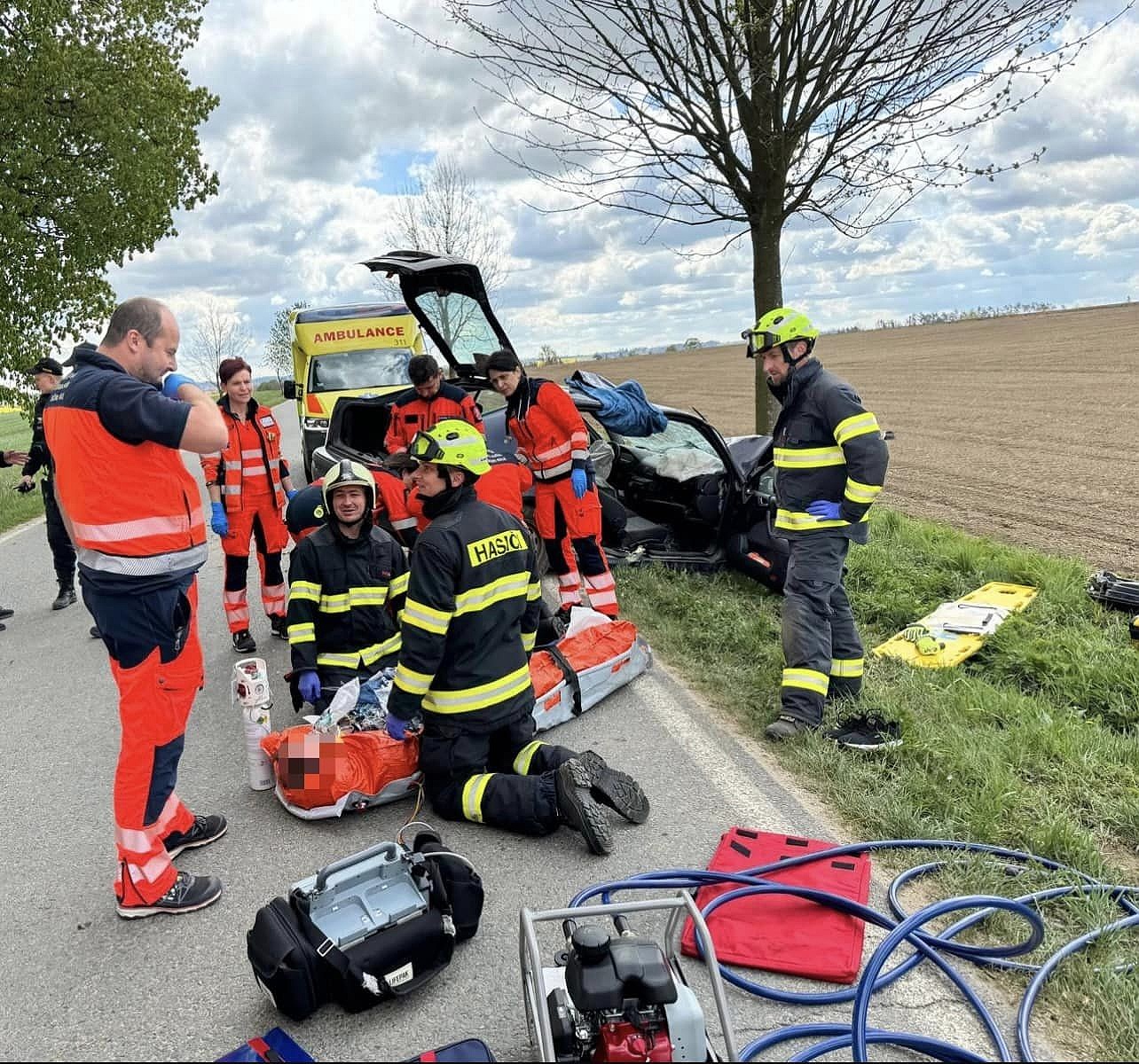 Dopravní nehoda - Dolní Němčice